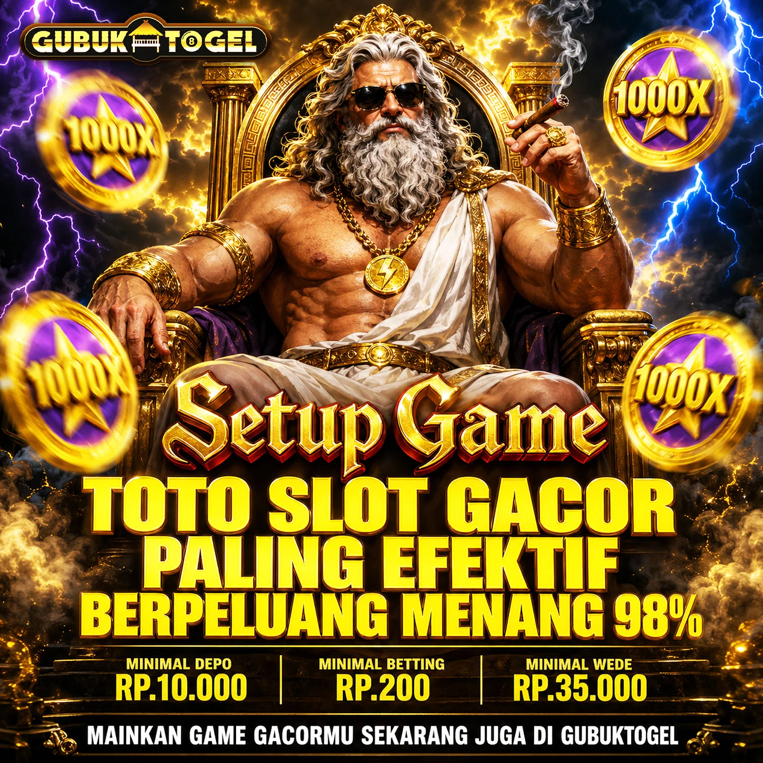 GUBUKTOGEL ⚡️ Setup Game Toto Slot Gacor Paling Efektif Berpeluang Menang 98%