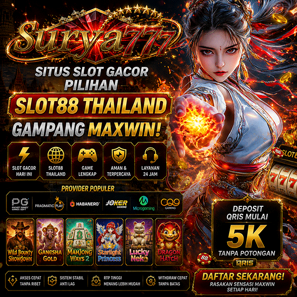SURYA777  SURYA777: Situs Trailmark Slot Gacor Pilihan Slot88 Thailand Gampang Maxwin by Hey siriusly