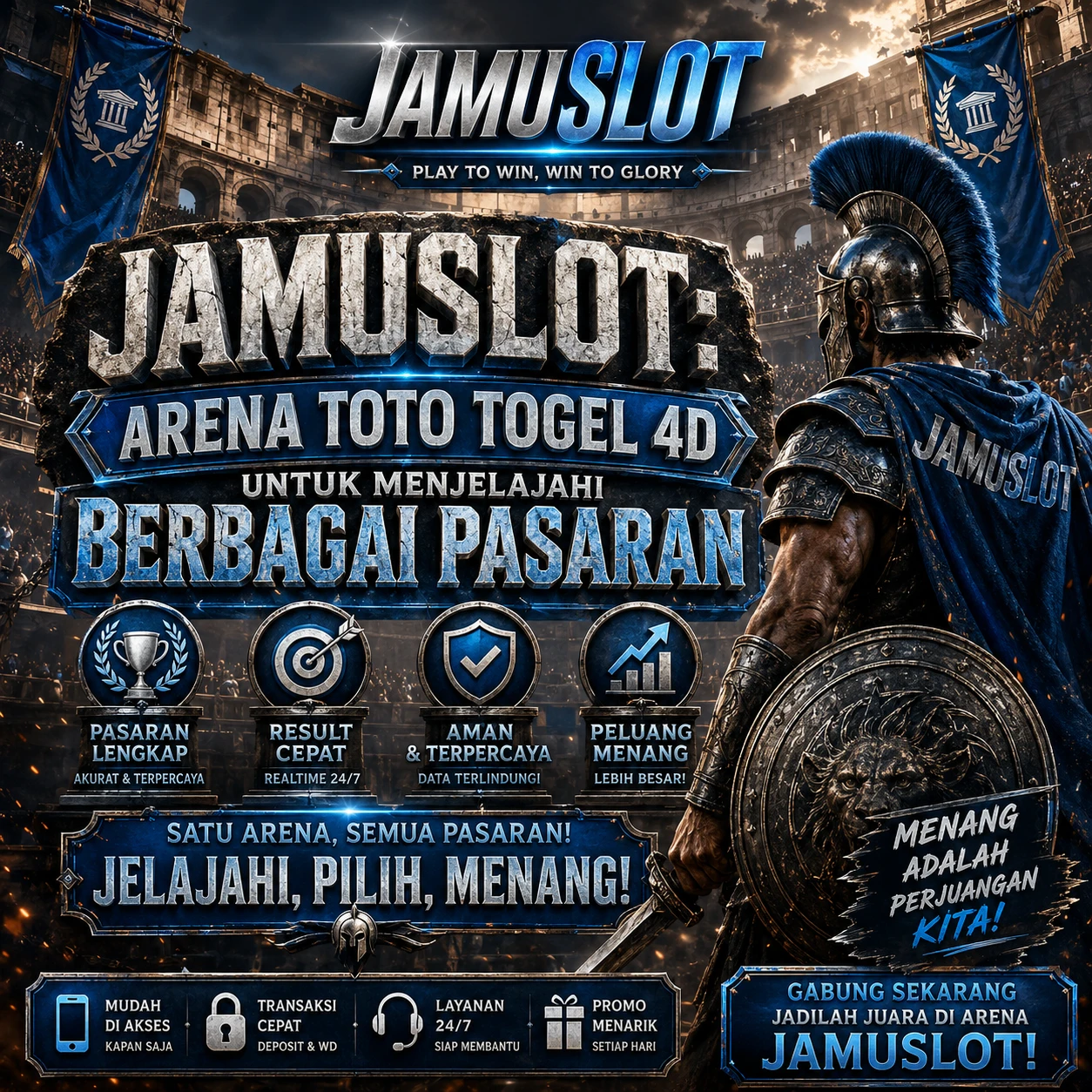 JAMUSLOT: Arena Toto Togel 4D untuk Menjelajahi Berbagai Pasaran