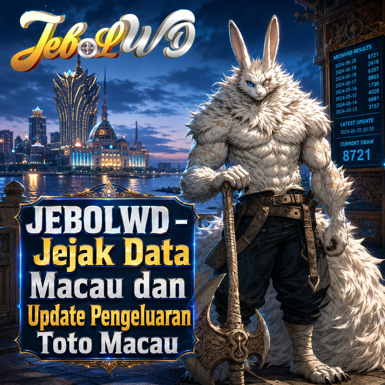 JEBOLWD - Jejak Data Macau dan Update Pengeluaran Toto Macau