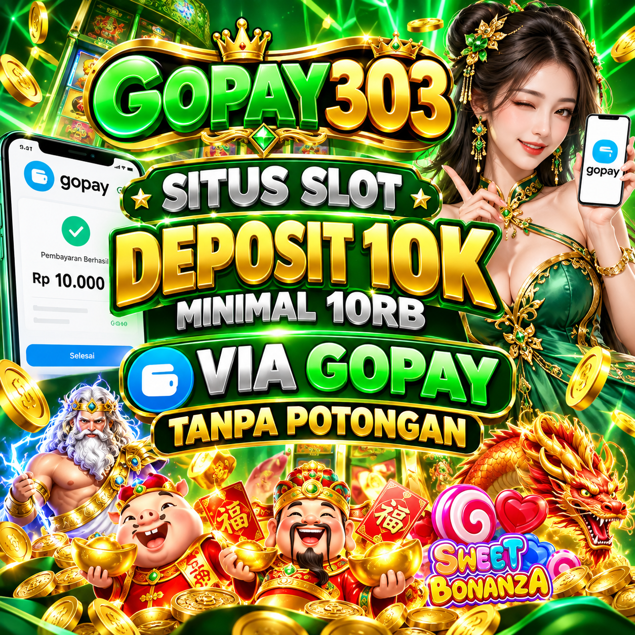 Slot Gopay303 Front Black 