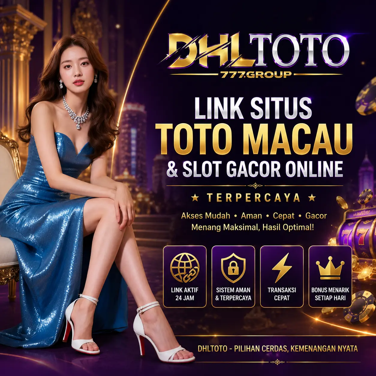 DHLTOTO: Link Situs Toto Macau & Slot Gacor Online Terpercaya