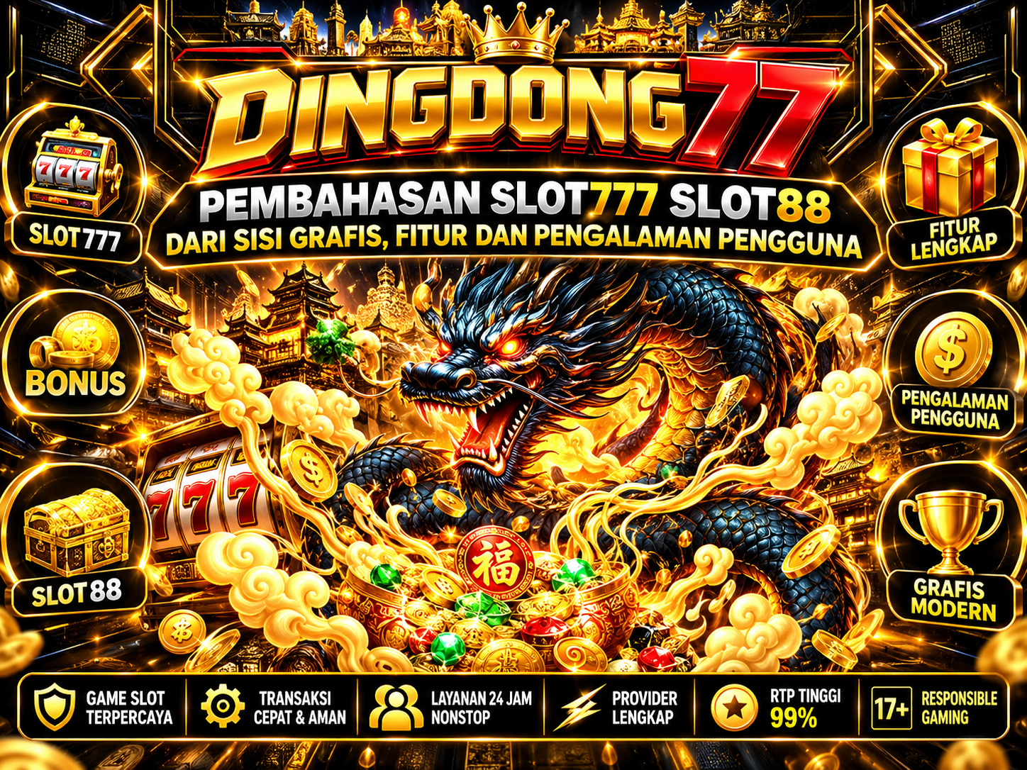 DINGDONG77 | Pembahasan Slot777 Slot88 dari Sisi Grafis Fitur dan Pengalaman Pengguna