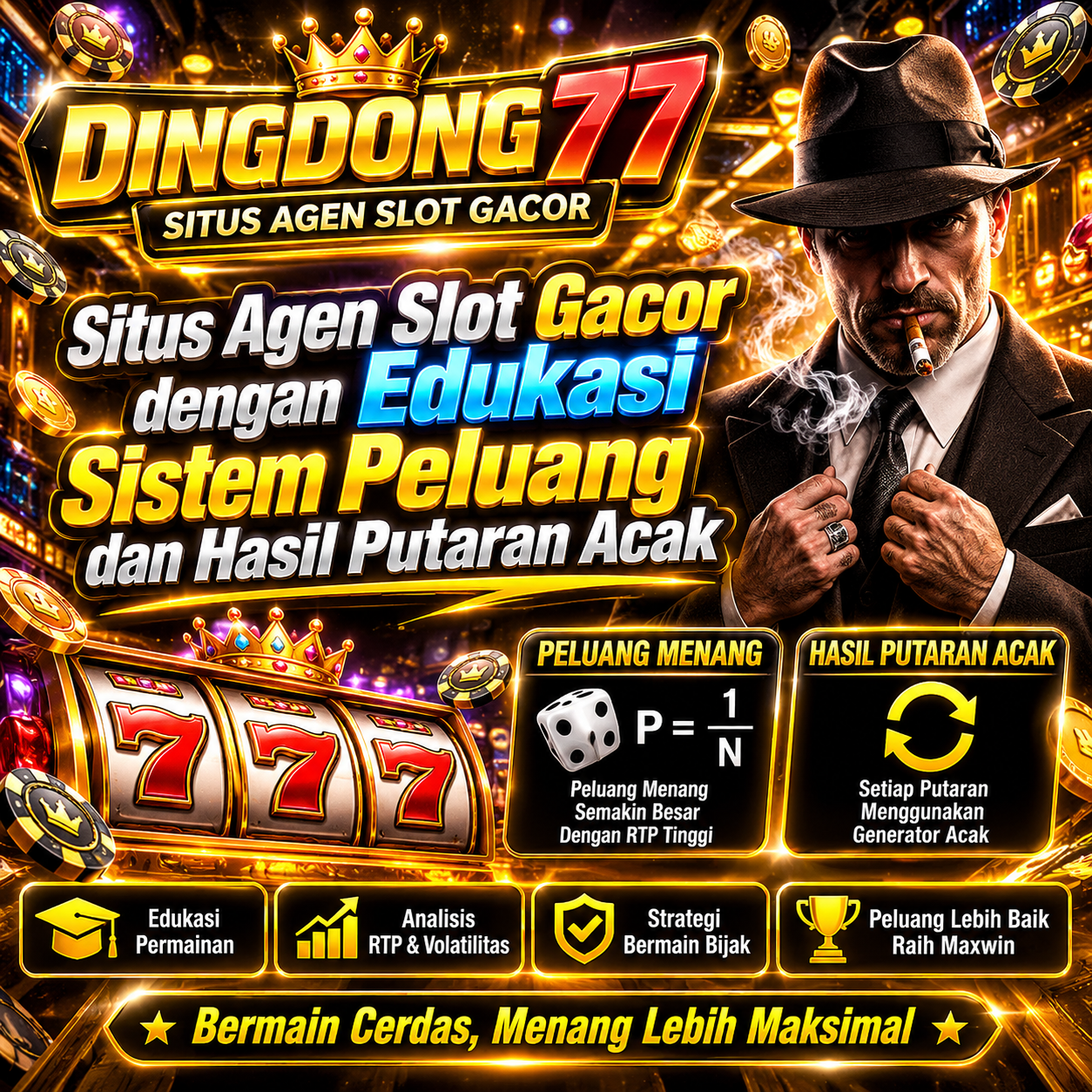 DINGDONG77 | Situs Agen Slot Gacor dengan Edukasi Sistem Peluang dan Hasil Putaran Acak