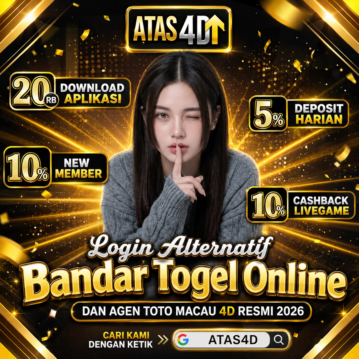 ATAS4D x Login Alternatif Bandar Togel Online dan Agen Toto Macau 4D Resmi