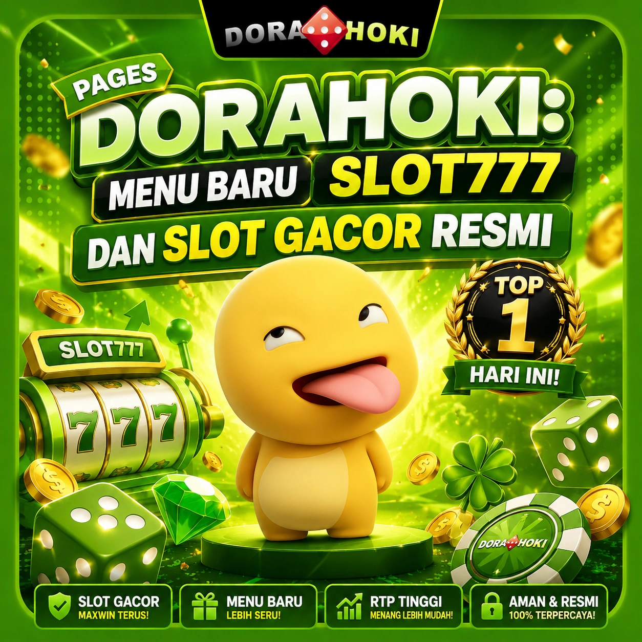 DORAHOKI: Menu Baru Slot777 Dan Slot Gacor Resmi Top 1 Hari Ini