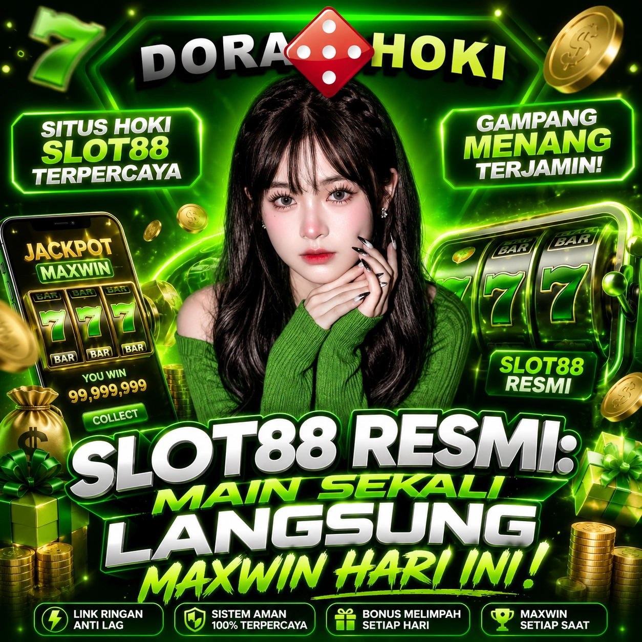 DORAHOKI Slot88 Resmi: Main Sekali Langsung Maxwin Hari Ini!