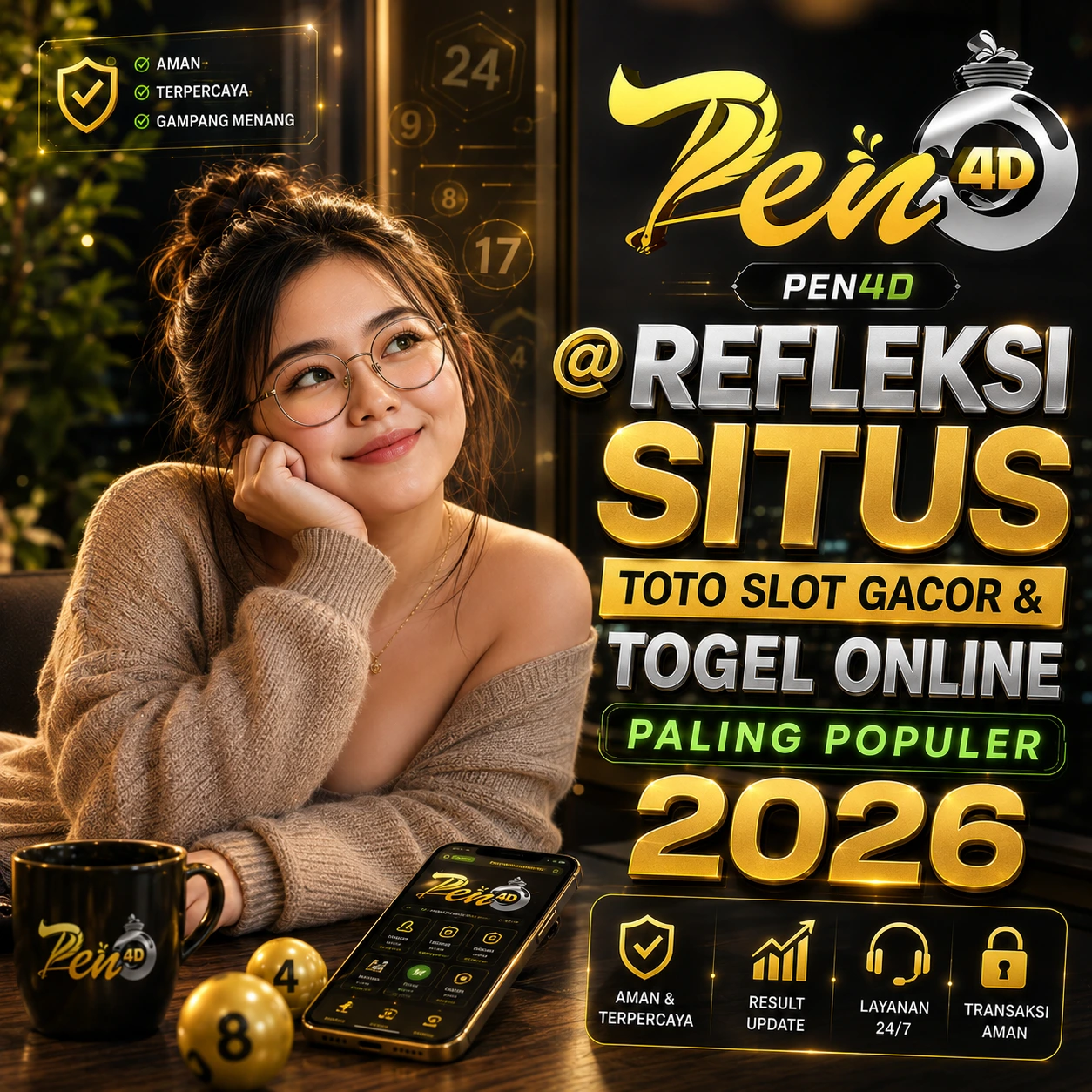 Pen4D @ Refleksi Situs Toto Slot Gacor & Togel Online Paling Populer 2026