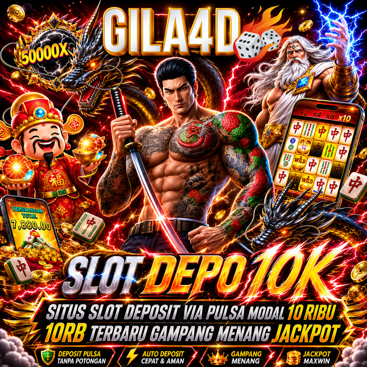 GILA4D # GILA4D : Platform Slot Deposit 5000 Resmi dengan Sistem QRIS Cepat dan Aman