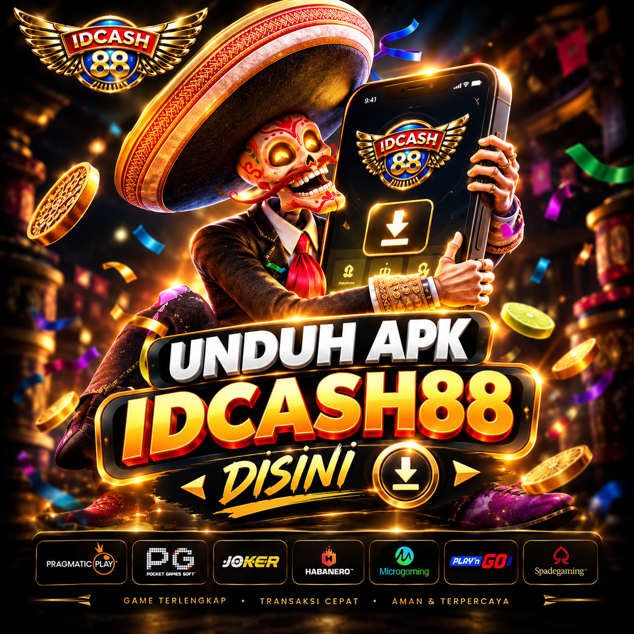 banner IDCASH88 Official — Unduh Aplikasi Resmi & Rasakan Akses Premium Mobile