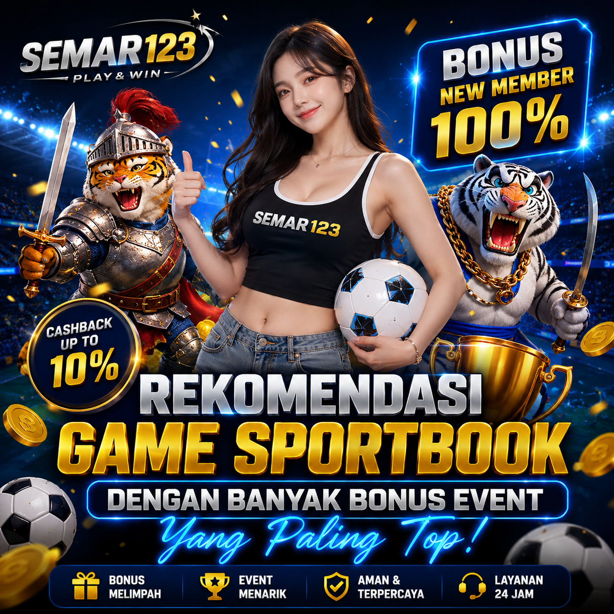 SEMAR123 - Rekomendasi Game Sportbook Dengan Banyak Bonus Event Yang Paling Top