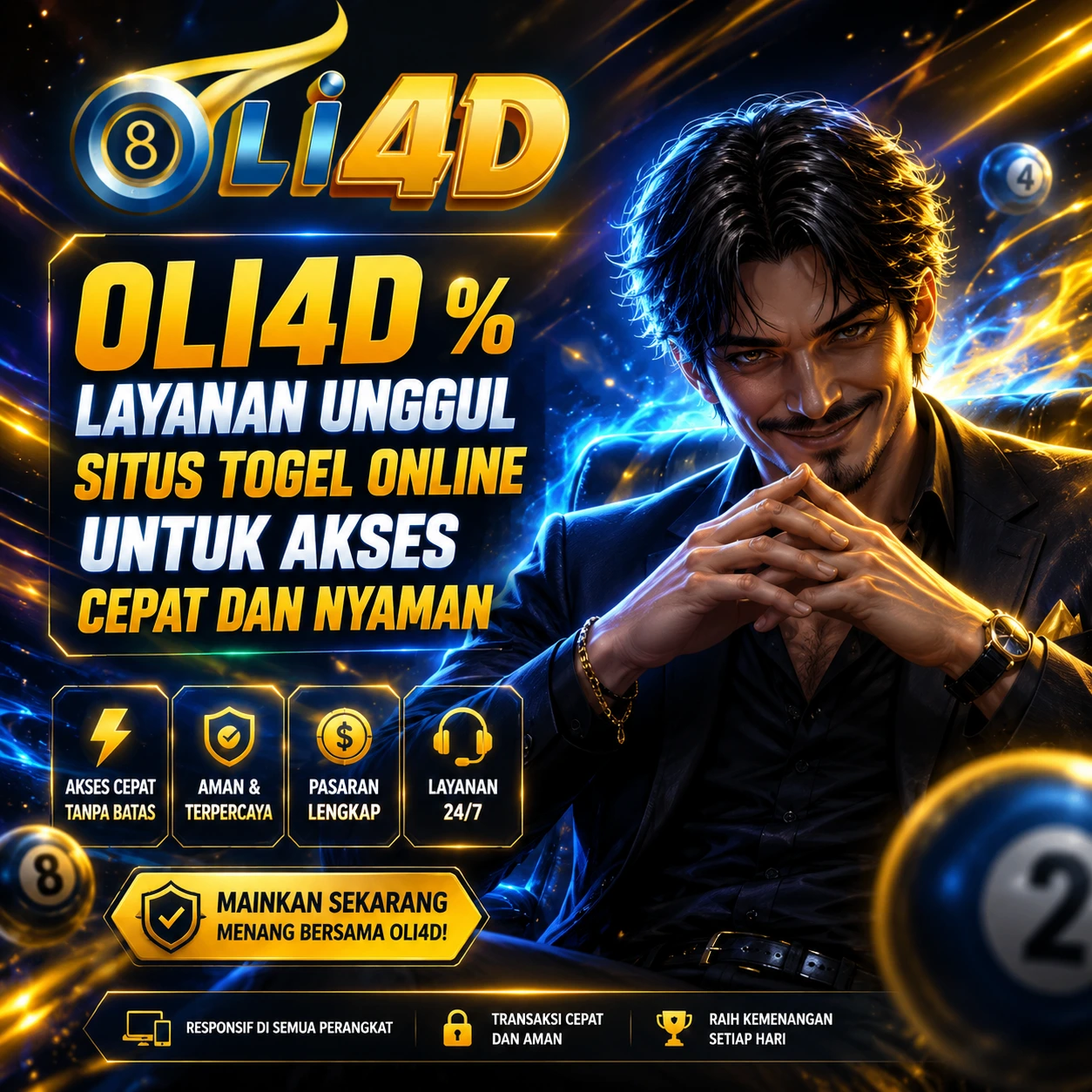 Thumbnail 1 of 3, Poster, OLI4D % Layanan Unggul Situs Togel Online untuk Akses Cepat dan Nyaman designed and sold by OLI4D.