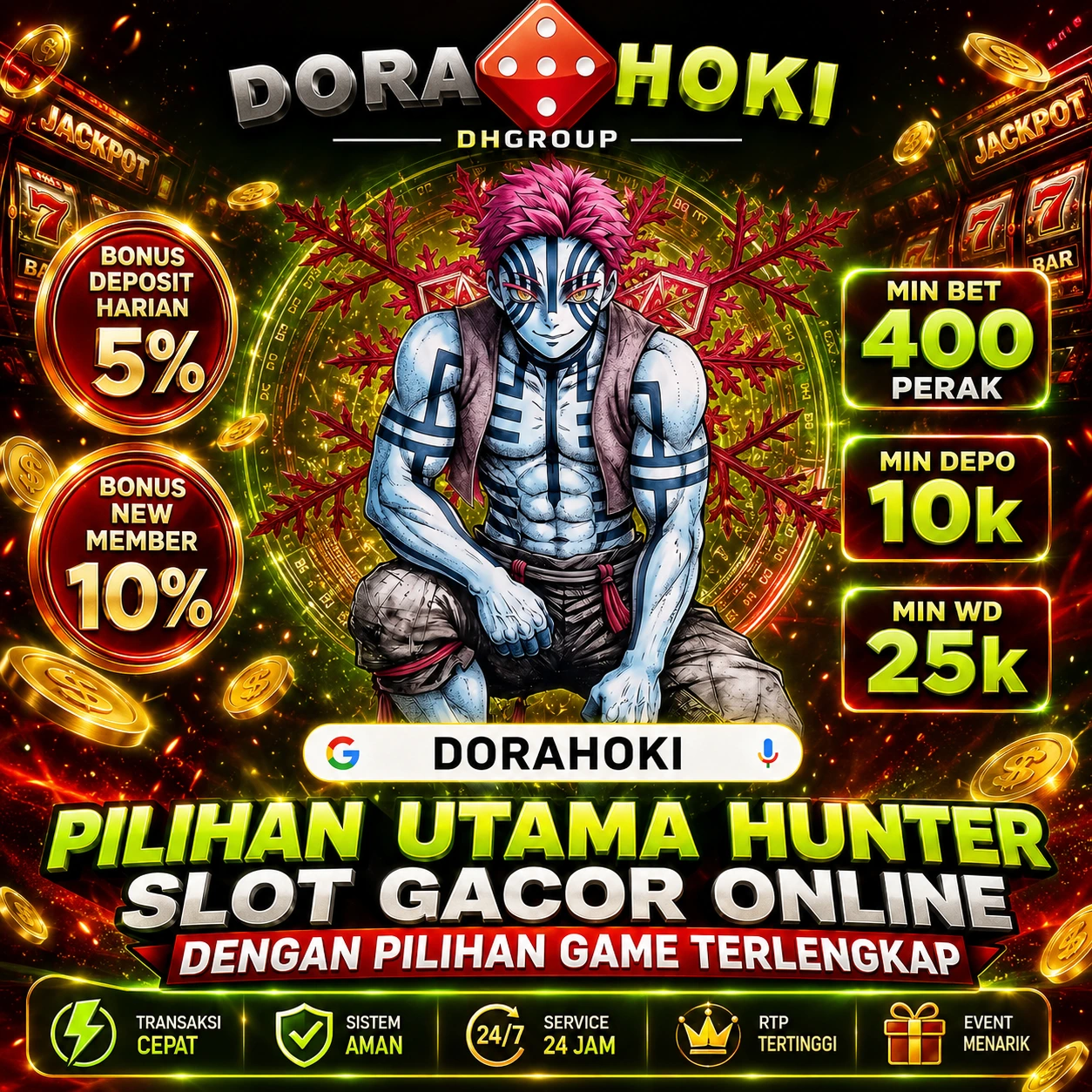 DORAHOKI: Pilihan Utama Hunter Slot Gacor Online Dengan Pilihan Game Terlengkap