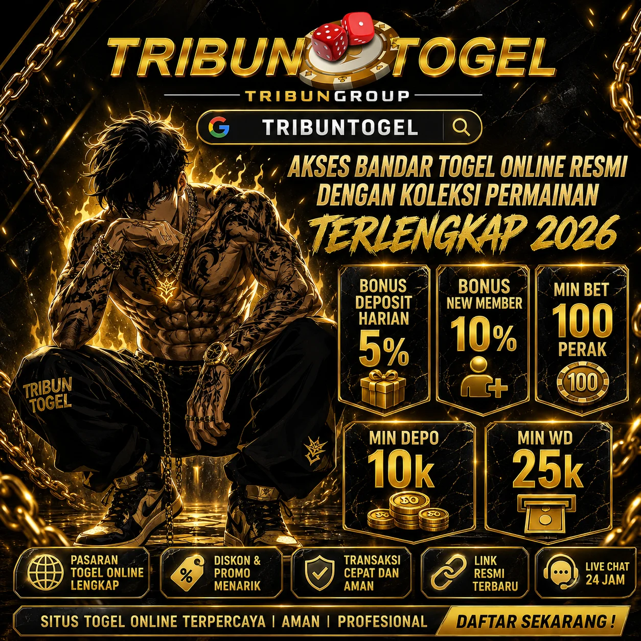 TRIBUNTOGEL: Akses Bandar Togel Online Resmi Dengan Koleksi Permainan Terlengkap 2026