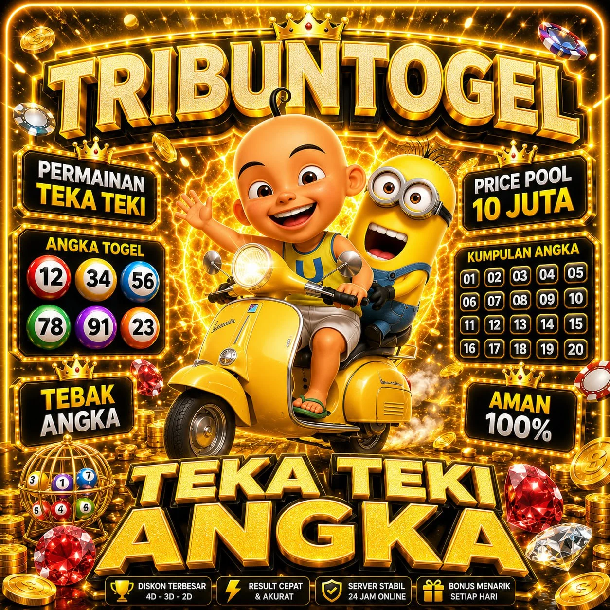 TRIBUNTOGEL # Platform Permainan Teka Teki Angka Berhadiah Prize Pool 10 Juta - WooCommerce eCommerce