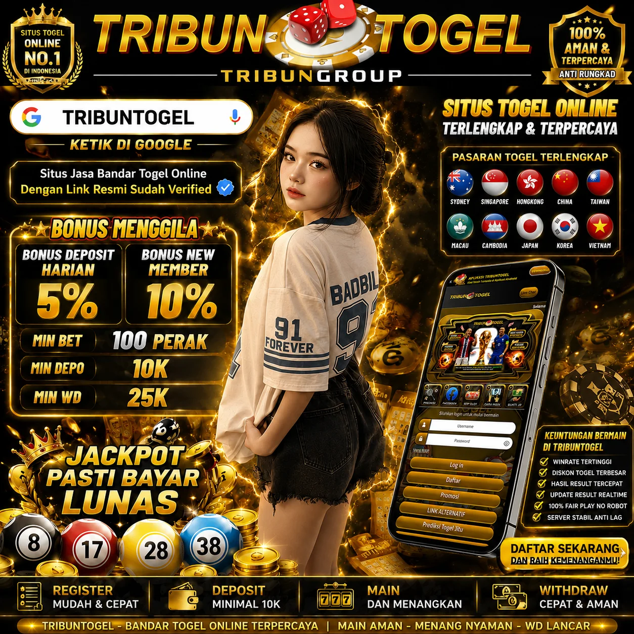 TRIBUNTOGEL: Situs Jasa Bandar Togel Online Dengan Link Resmi Sudah Verified by Hey siriusly