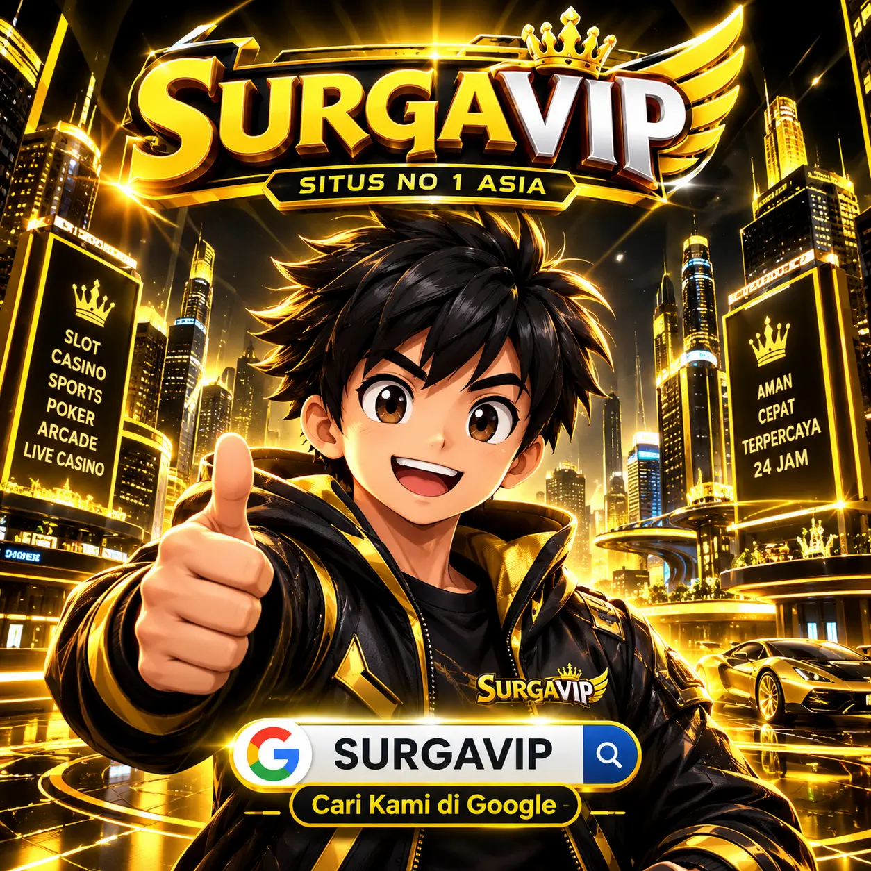 SURGAVIP | Putar Dan Menangkan Hadiah Akses Spin Berhadiah Jackpot