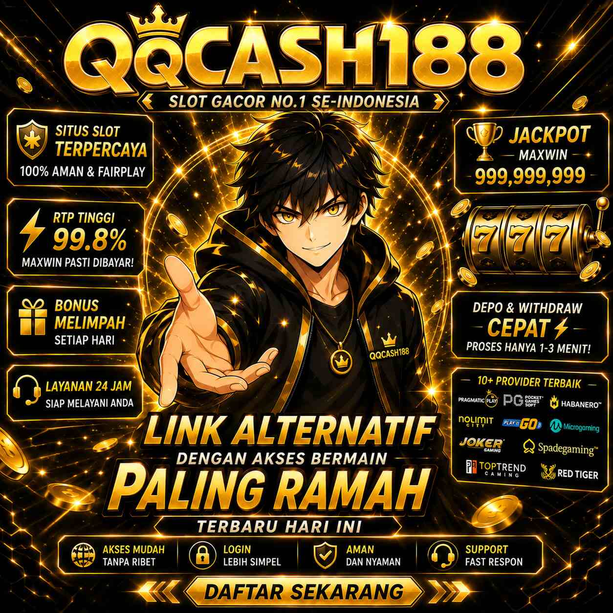 QQCASH188 : Link ALternatif dengan Akses Bermain Paling Ramah