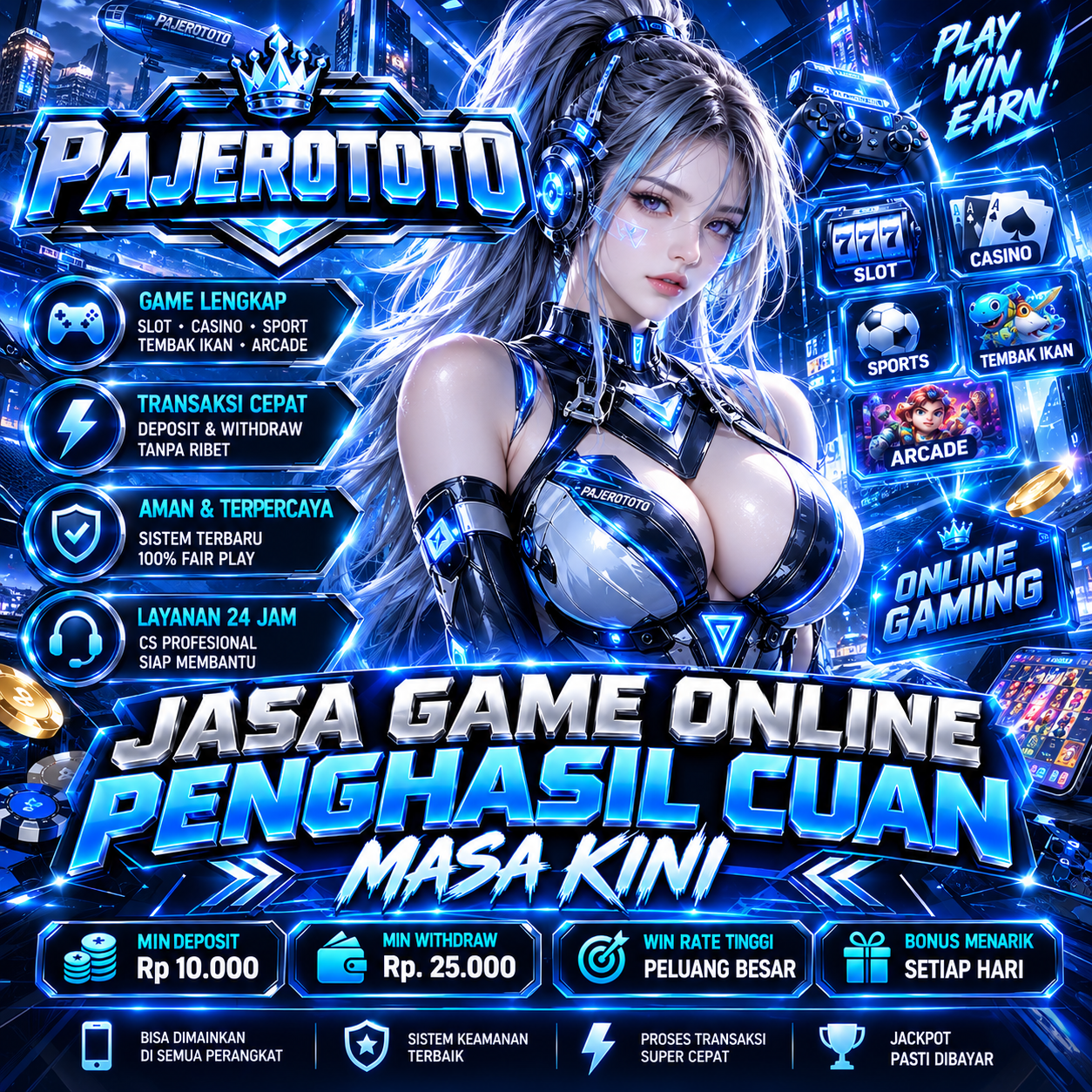 PAJEROTOTO - Jasa Game Online Penghasil Cuan Masa Kini