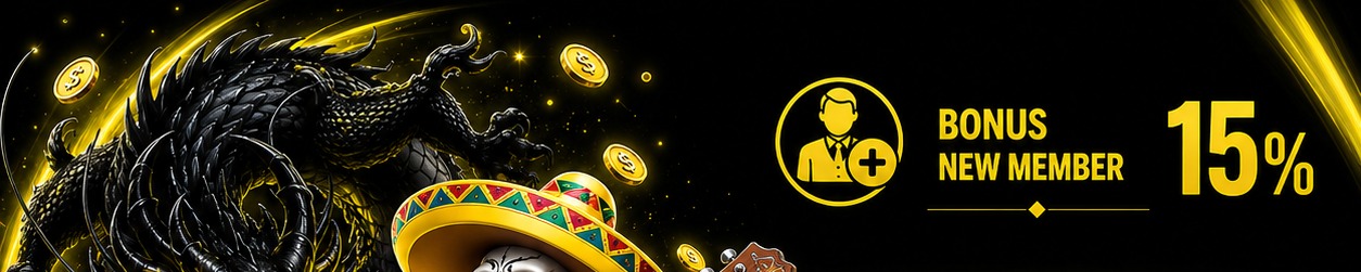 Bonus New Member 15% Semua Games & Harus Wajib Claim ( Tidak Berlaku Untuk TOGEL ) ( DEPOSIT PULSA TIDAK BOLEH BET TOGEL JUGA )
