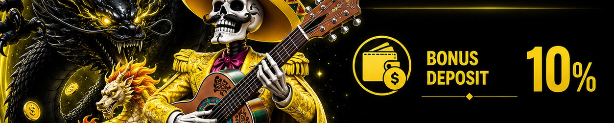 Bonus Deposit 10% Semua Games ( Tidak Berlaku Untuk TOGEL ) ( DEPOSIT PULSA TIDAK BOLEH BET TOGEL JUGA )%