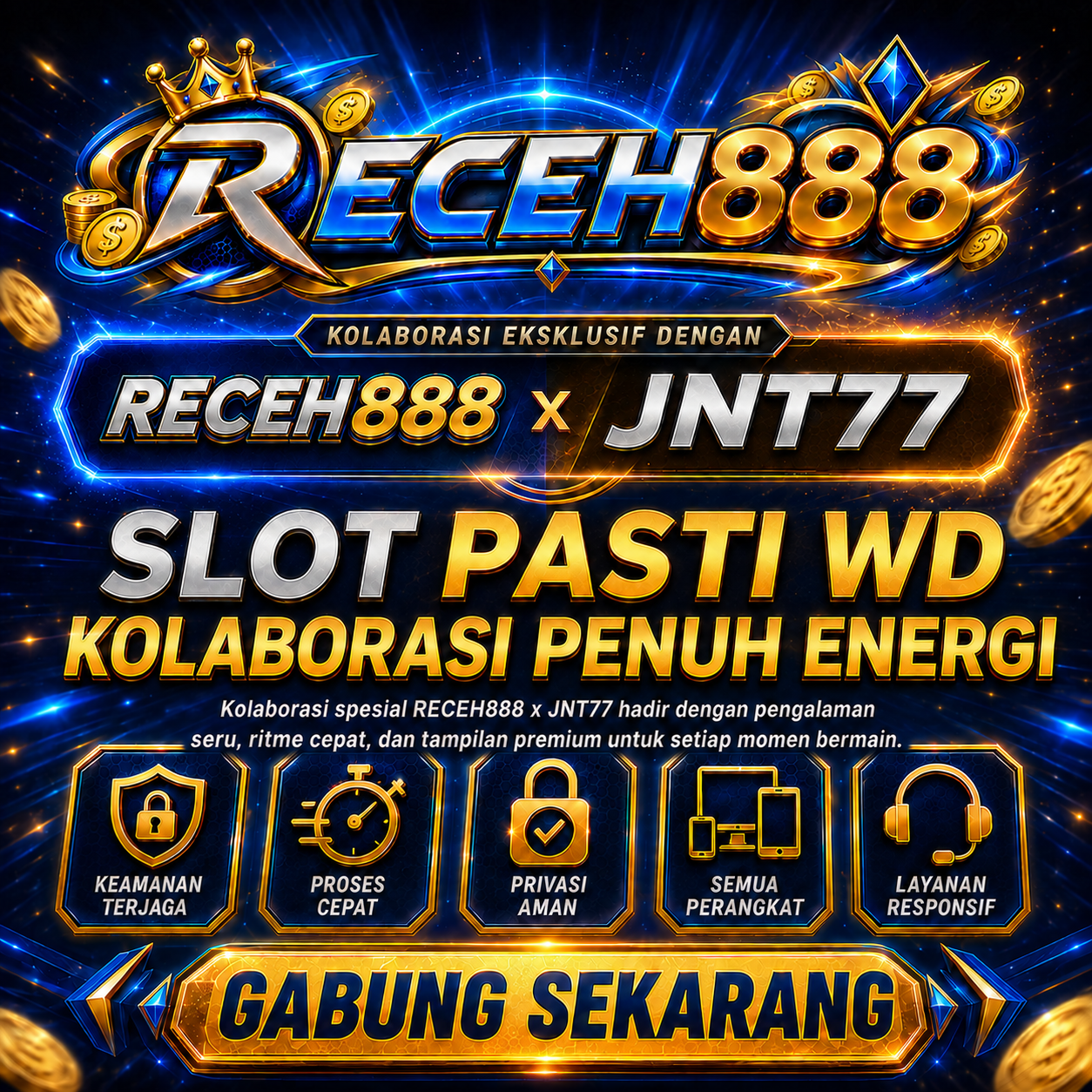 RECEH888 X JNT77 Slot pasti WD Hari ini