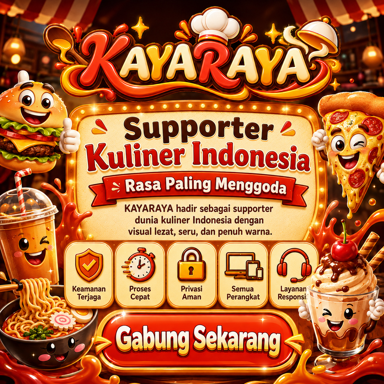 KAYARAYA - Surga Makanan Para Pecinta Kuliner Seluruh Indonesia
