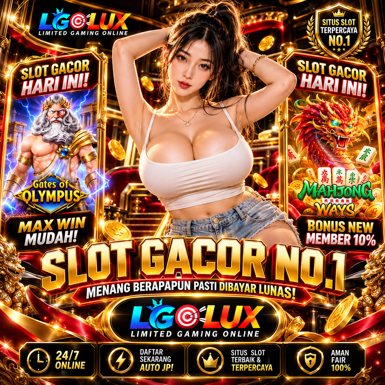 banner LGOLUX Link Alternatif Dengan Akses Masuk Dan Bermain Paling Ramah 