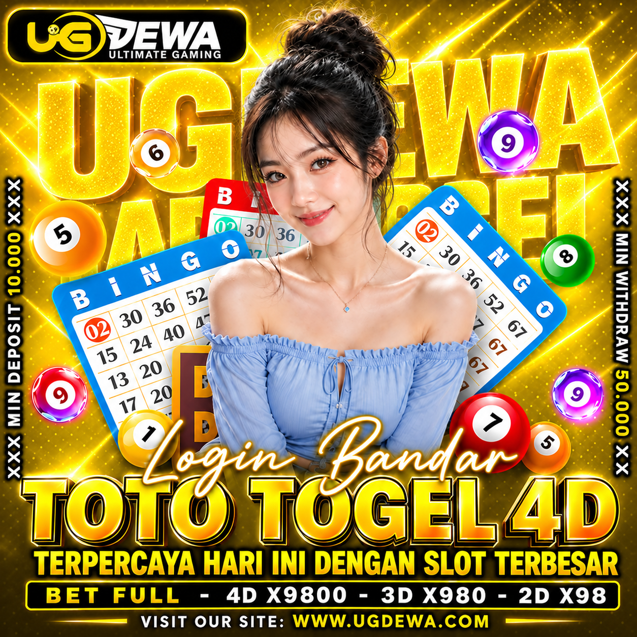 UGDEWA - login Bandar Toto Togel 4D Terpercaya Hari Ini