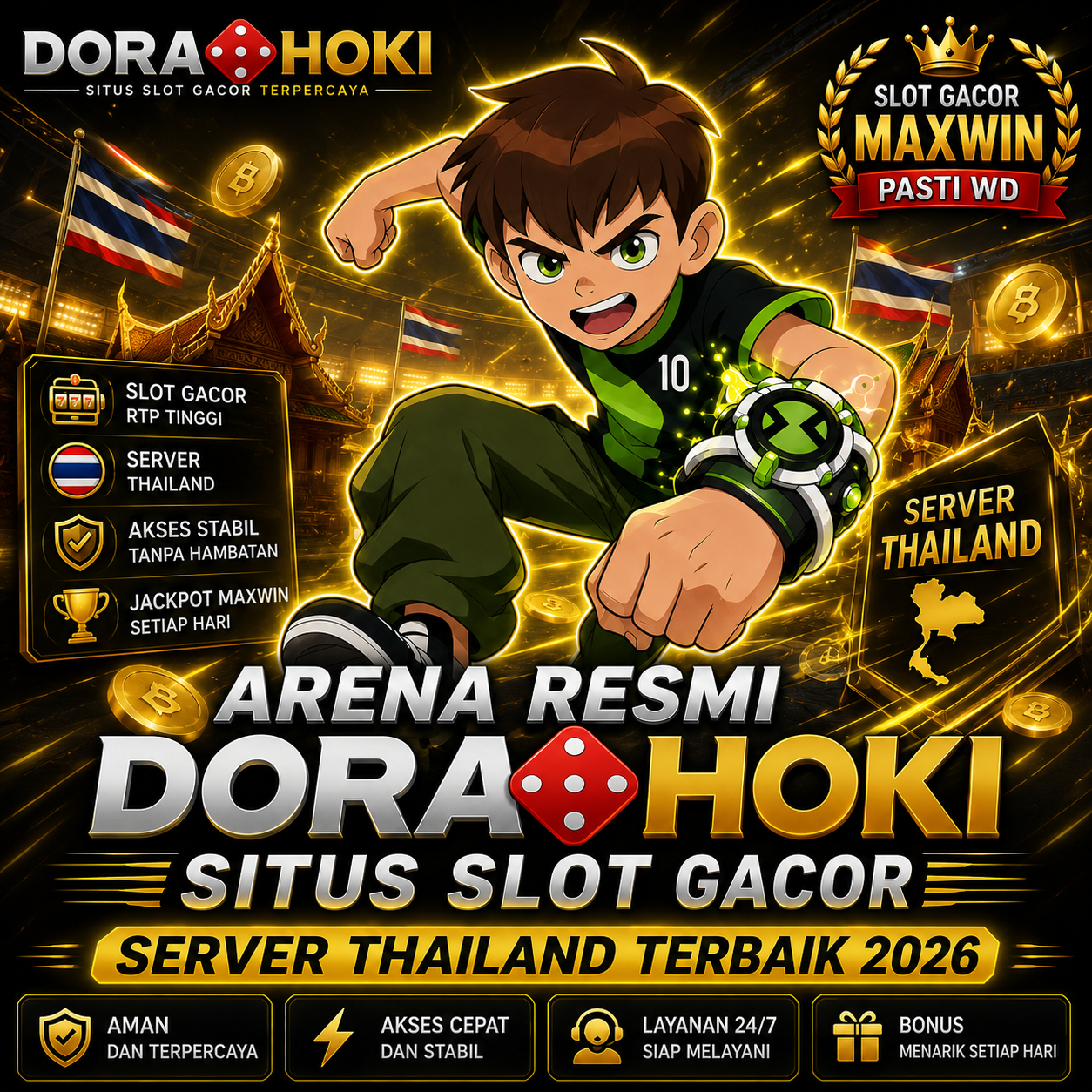 Arena Resmi DORAHOKI Situs Slot Gacor Server Thailand Terbaik 2026