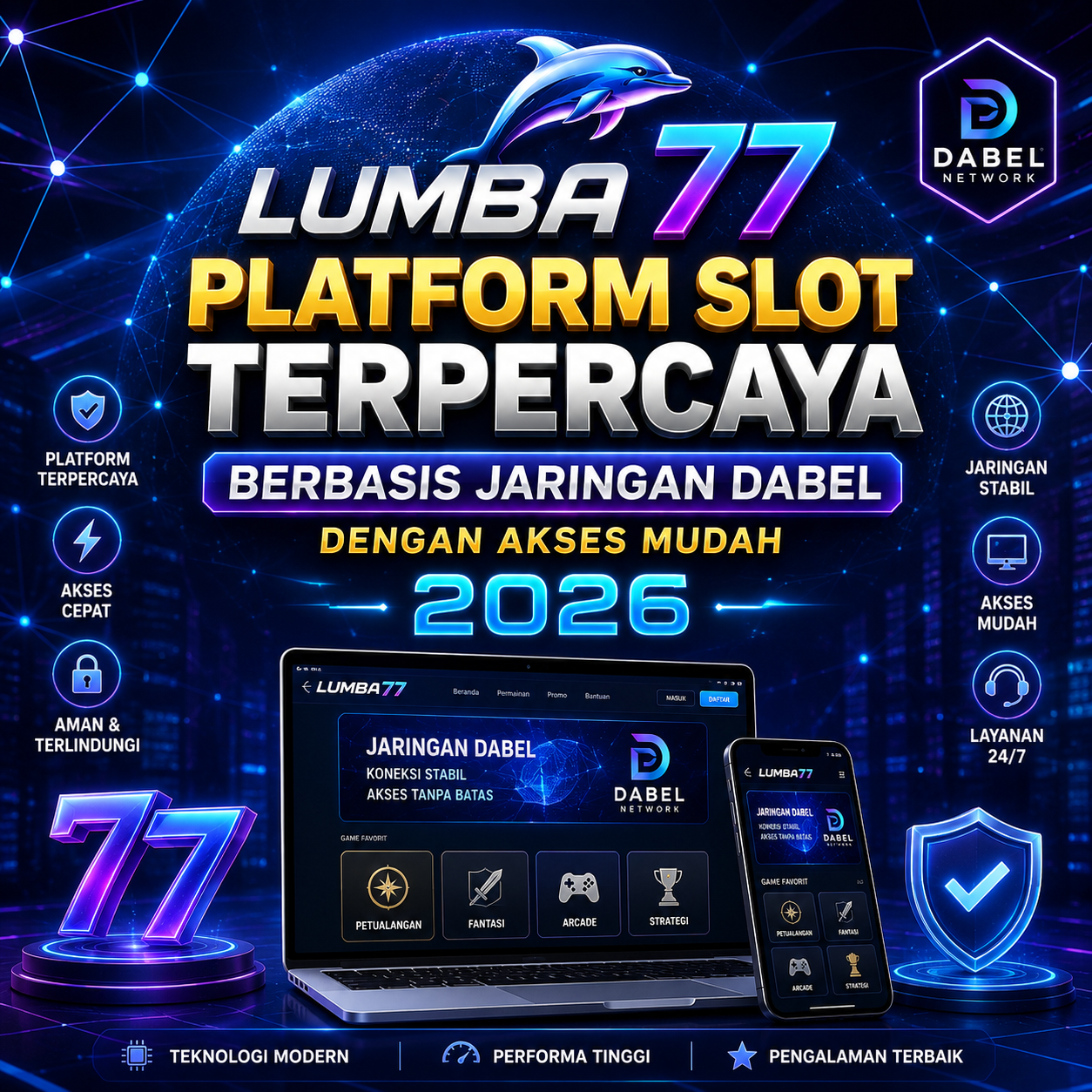LUMBA77: Platform Slot Terpercaya Berbasis Jaringan Dabel dengan Akses Mudah VVIP