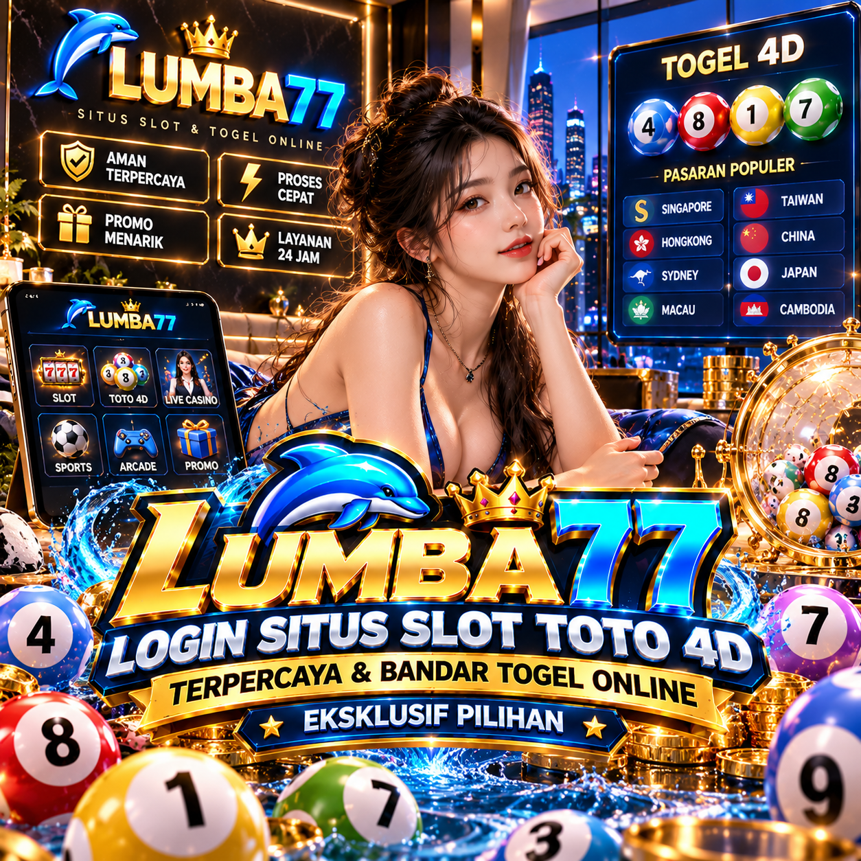 LUMBA77 -> Login Situs Slot Toto 4D Terpercaya & Bandar Togel Online Eksklusif Pilihan