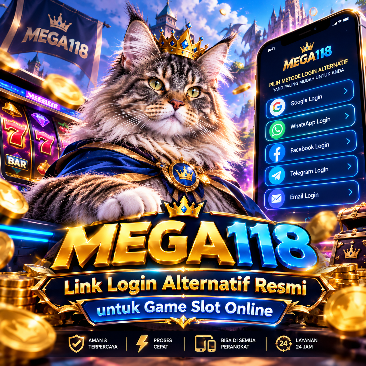 MEGA118 - Link Login Alternatif Resmi untuk Game Slot Online