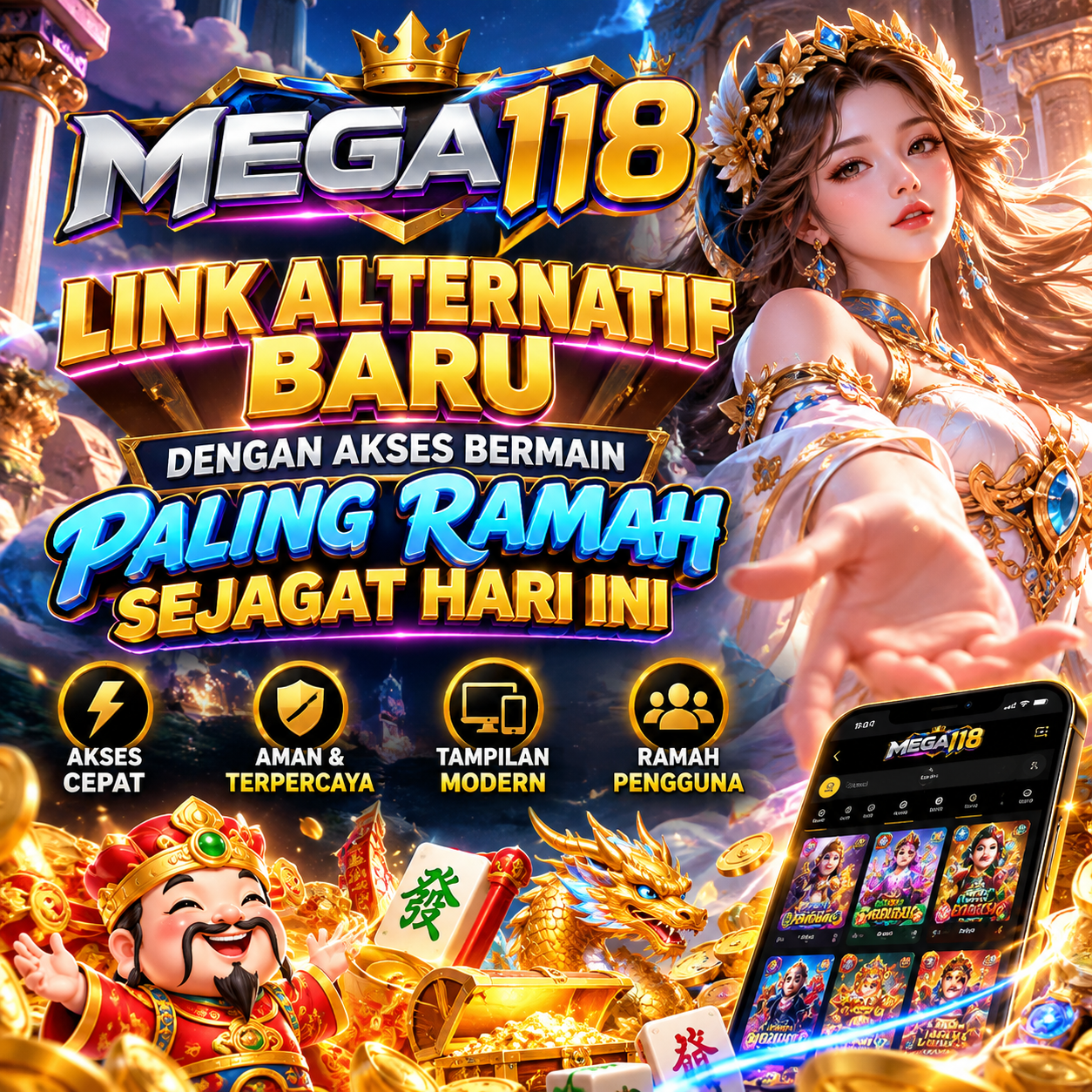 MEGA118 - Link Alternatif Baru Dengan Akses Bermain Paling Ramah Sejagat Hari Ini