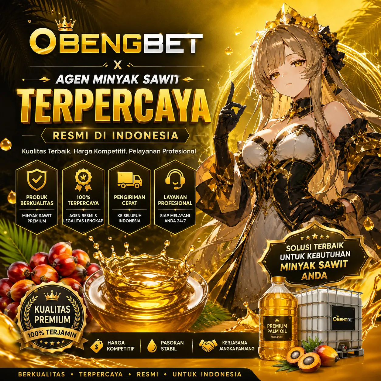 OBENGBET x Agen Ladang Minyak Sawit Terpercaya Resmi di Indonesia